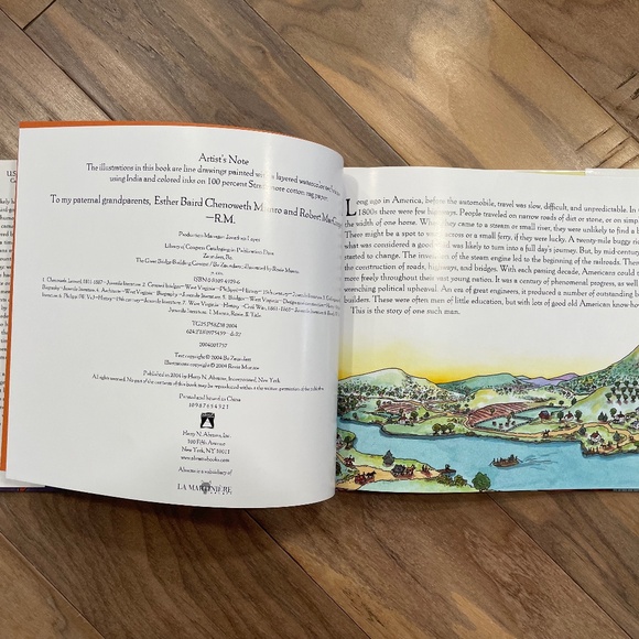 New "The Great Bridge-Building Contest" Hardcover Book - Picture 7 of 10